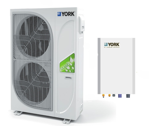 哈爾濱約克YVAG-D(R410A)系列 超低溫空氣源熱泵(冷水)變頻機組